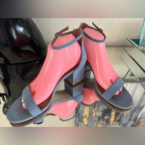Steve Madden Slate Blue Women's Heels - Picture 1 of 5